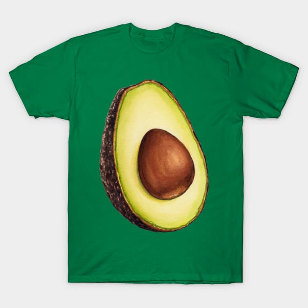 Avocado T-Shirt by KellyGilleran